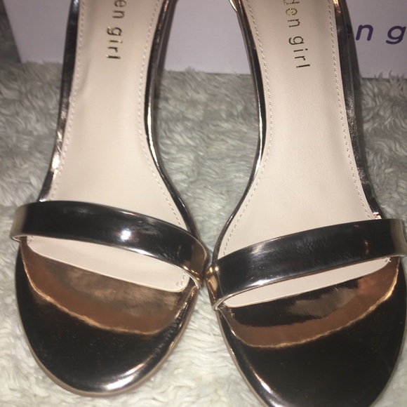 Madden Girl Rose Gold Heels - Picture 4 of 7